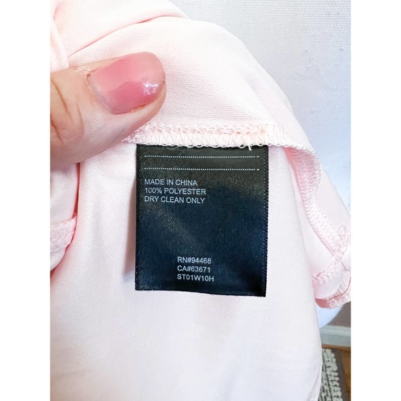 Vince Pink Smocked Waist Shirt Dress Size XS NWT - Picture 6 of 6